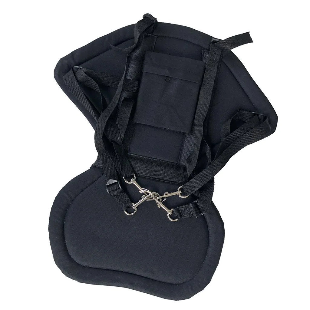 2Pcs Kids Adjustable Padded Canoe and Kayak Boat Seat with Snap Hooks P118371