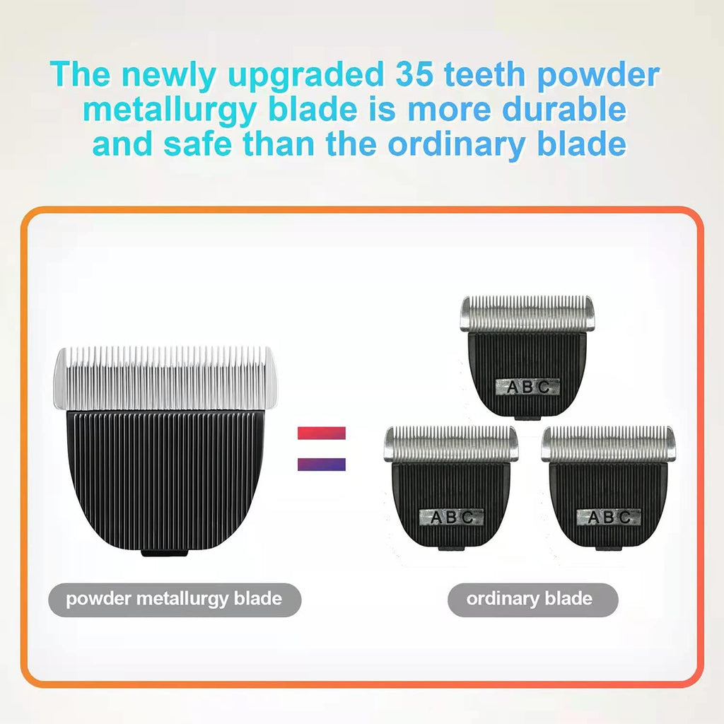 Dog Clippers Plug-in Grooming Kit 12V Heavy Duty Pet Hair Trimmer Set Q349721