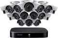 16 Channel 4K Wired Security Camera System with 16 Cameras and 3TB DVR N6620