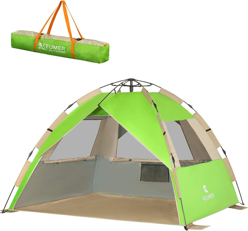 Pop Up Beach Tent Sun Shelter Canopy with UPF 50+ UV Protection I405