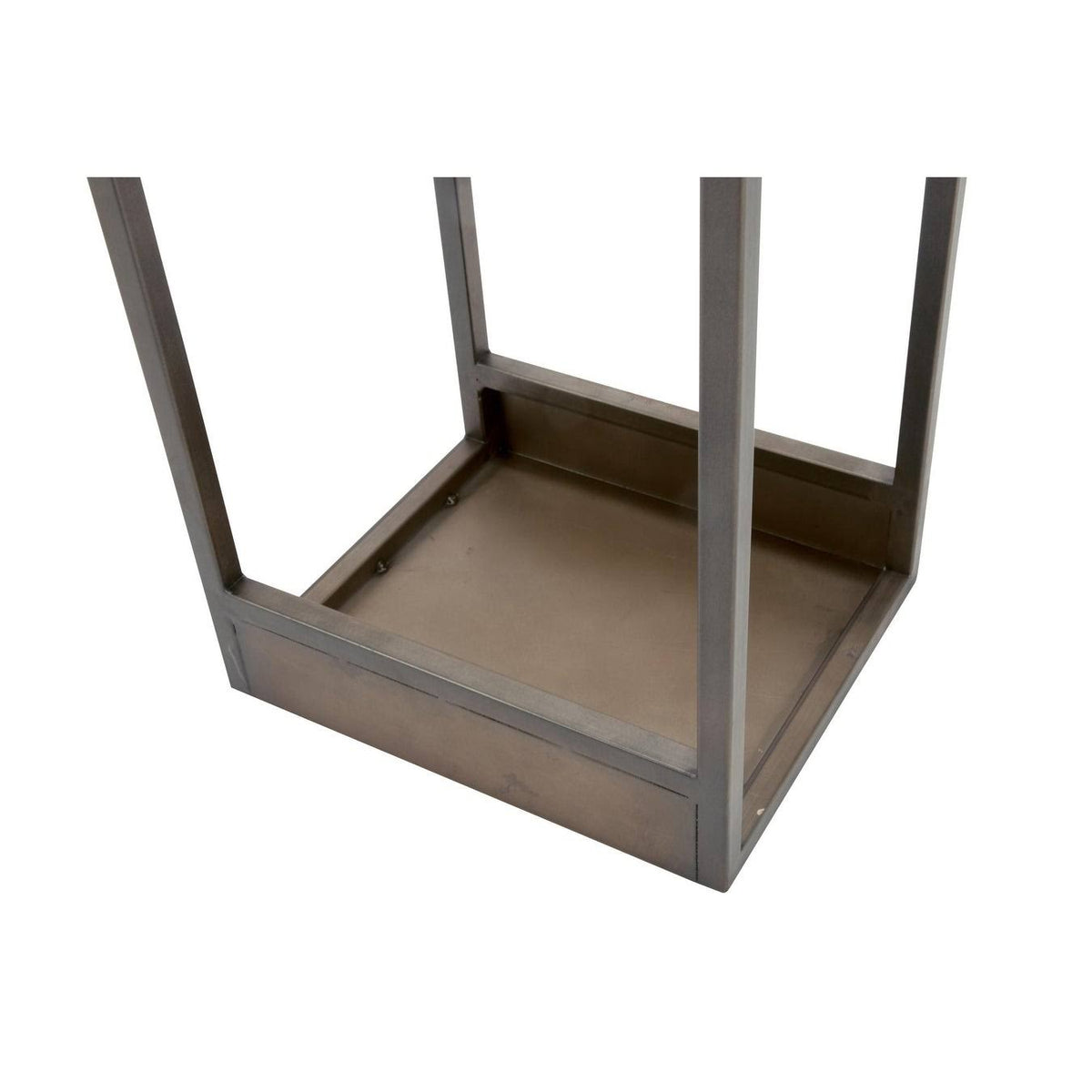 Set of 3 Bronze and Black Rectangular Solid Side Table D55999