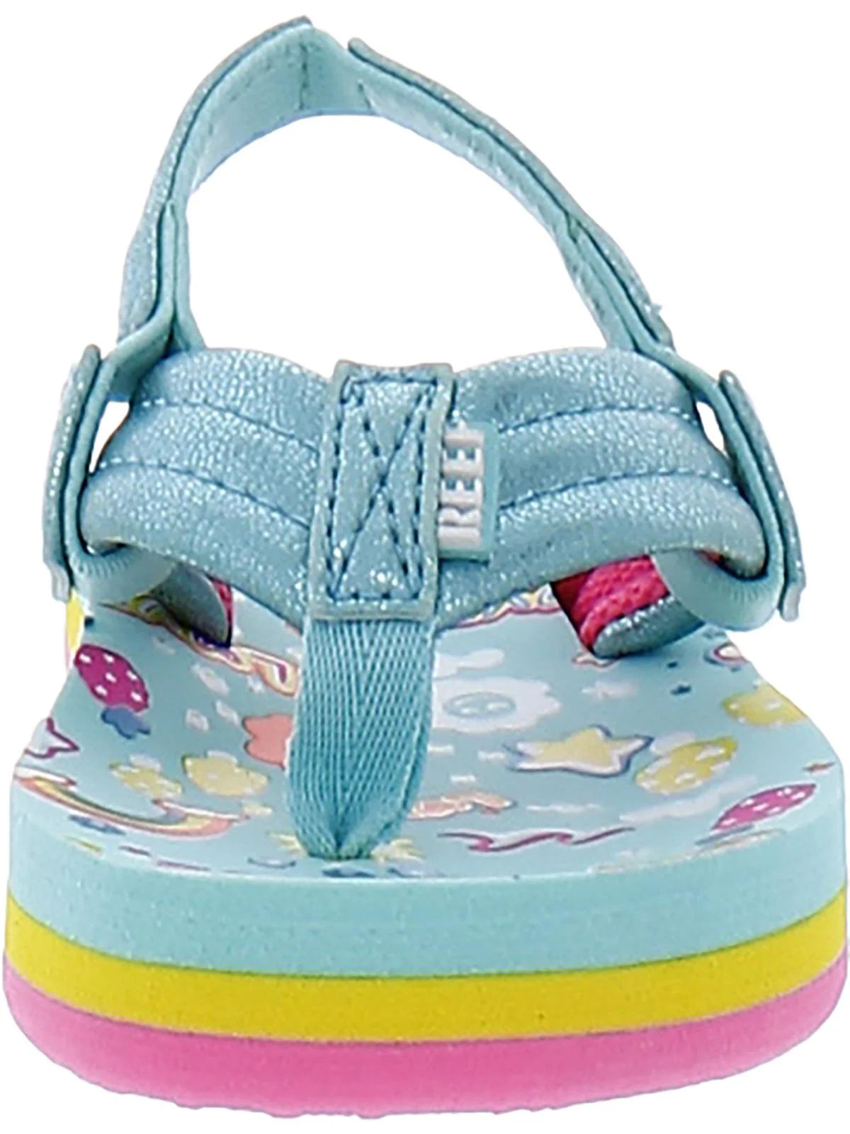 Metallic Printed Flip-Flops B138