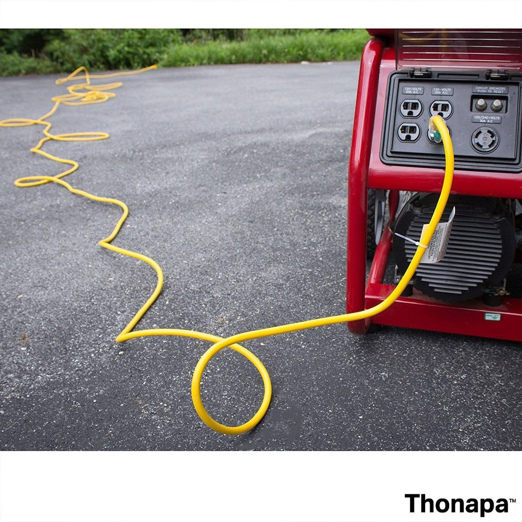 100 Foot 12/3 Heavy Duty Yellow Extension Cord B671654