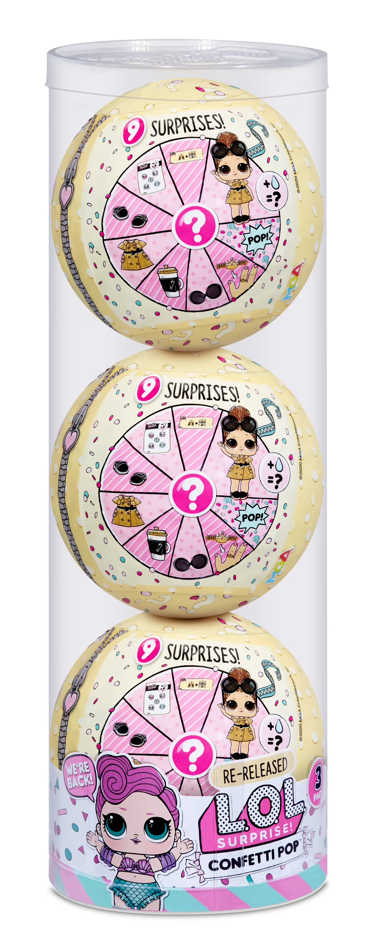 LOL Surprise 3-Pack Confetti Waves B290609