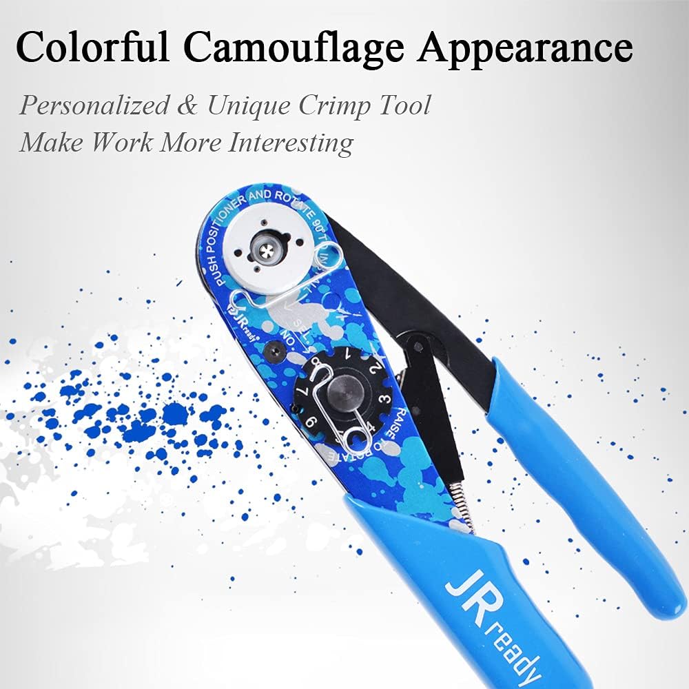 Eight Indent Crimping Tool Kit with Positioner and Gauge I449951