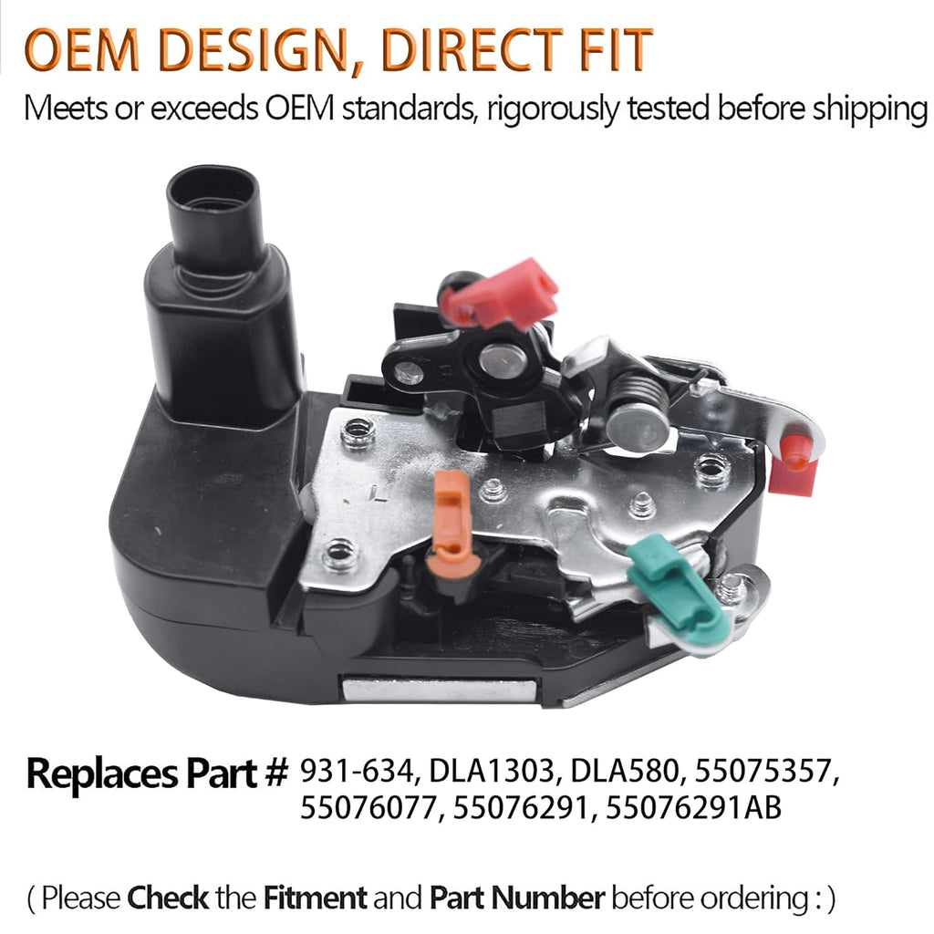 Door Lock Actuator Motor Front Left Driver Side Pack of 2 O3429