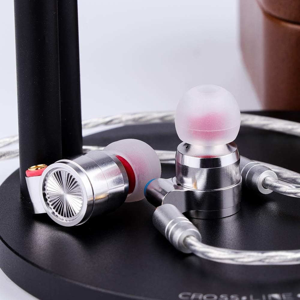 TIN HiFi T4 10mm Carbon Nanotube Dynamic Driver in-Ear Monitor Earphones with Silver-Plated MMCX Cable G53706