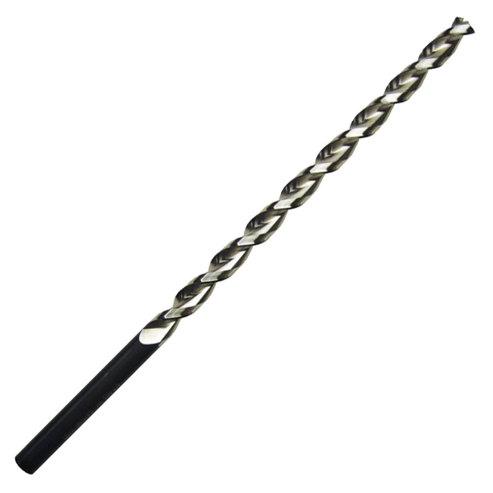 8mm HSS 130° Point Parabolic Flute Extra Length Drill, Nitrided Lands, 210mm LOC, 305mm OAL T902403