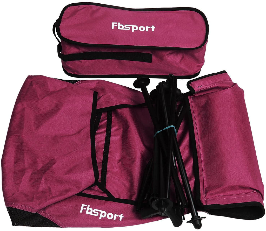 2 Pack Portable Camping Chairs with Carry Bag Q57336