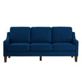 3 Piece Sofa Couch with Scooped Armrest G5801