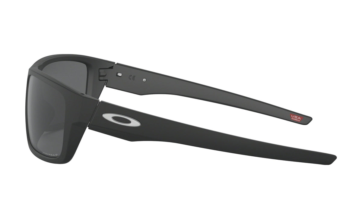 Matte Black Rectangular Polarized Sunglasses N687