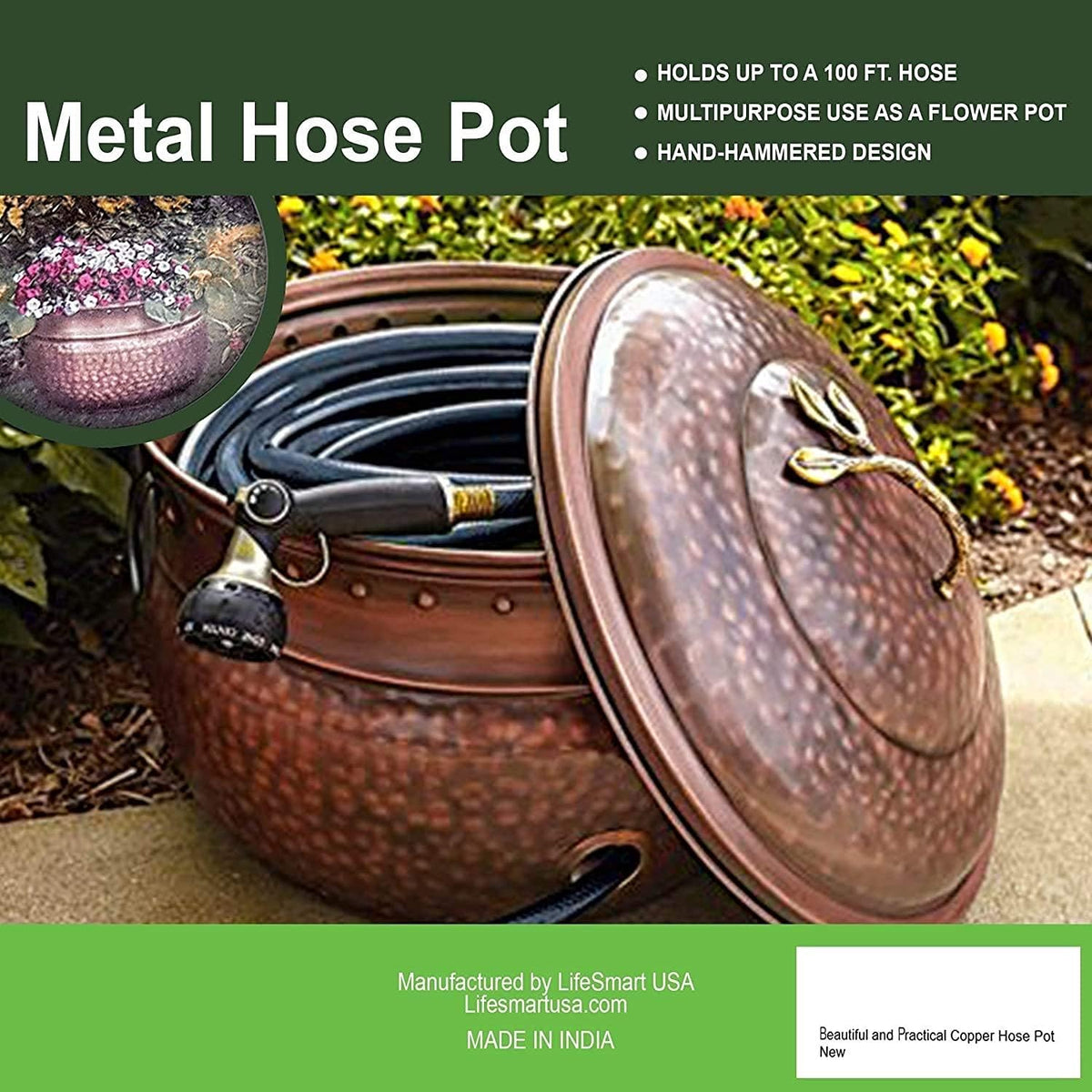 Copper Hose Pot Q11814