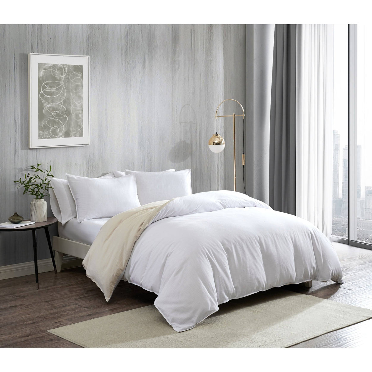 King Reversible Duvet Cover Set U4030