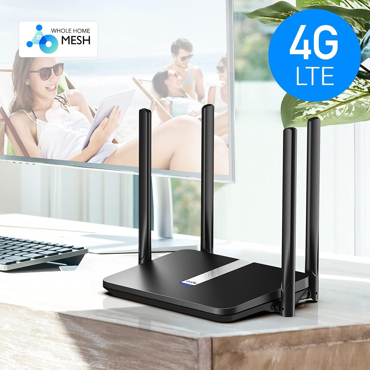 AC1200 Dual Band 4G LTE Modem Router with SIM Card Slot S9882