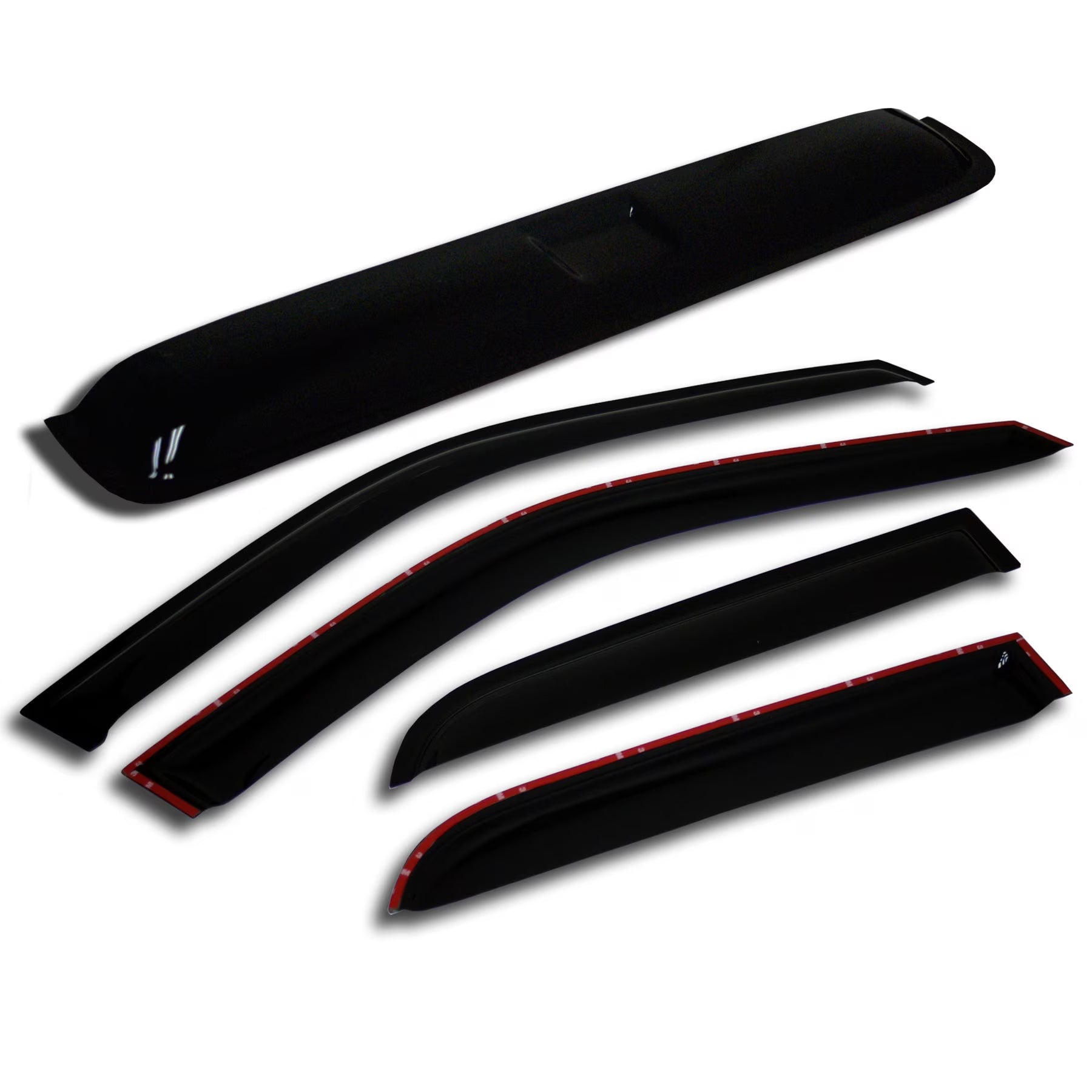 Window Visor and Sunroof Type 2 Outside Mount 5 Pcs Set X544