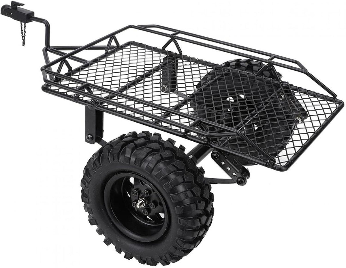 Metal RC Bucket Trailer Toy Set, Black, Pack of 2 Z115425