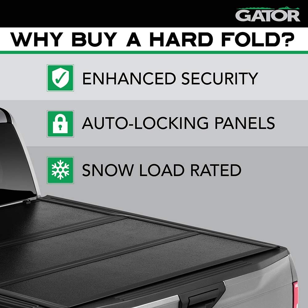 Hard Tri-Fold Truck Bed Tonneau Cover for Toyota Tundra 5' 7" Bed N6248