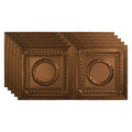 Oil-Rubbed Bronze Glue Up Ceiling Tile 5 Pack J352
