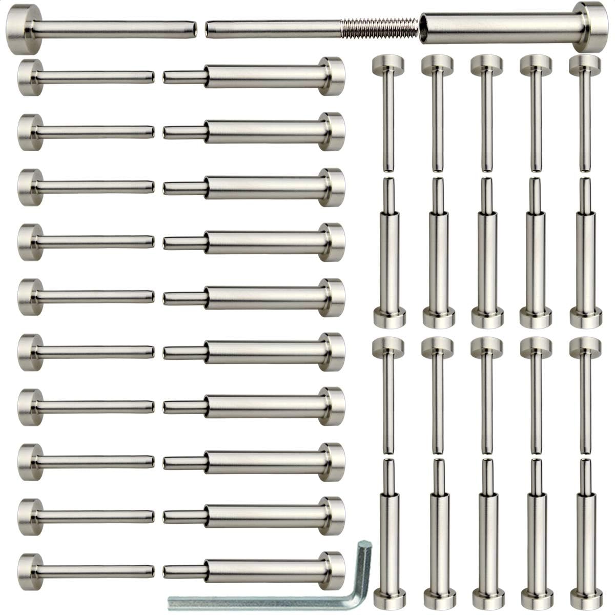 20 Pairs 1/8 T316 Stainless Steel Cable Railing Kit K6283