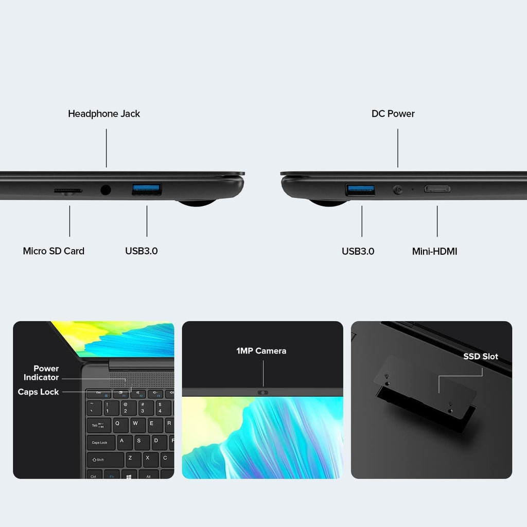 14 inch 8GB+256GB Quad Core Windows 10 Laptop Computer Z7509