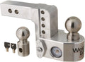 4 Drop Hitch Aluminum Trailer Hitch & Ball Mount with Built-in Scale Q2439