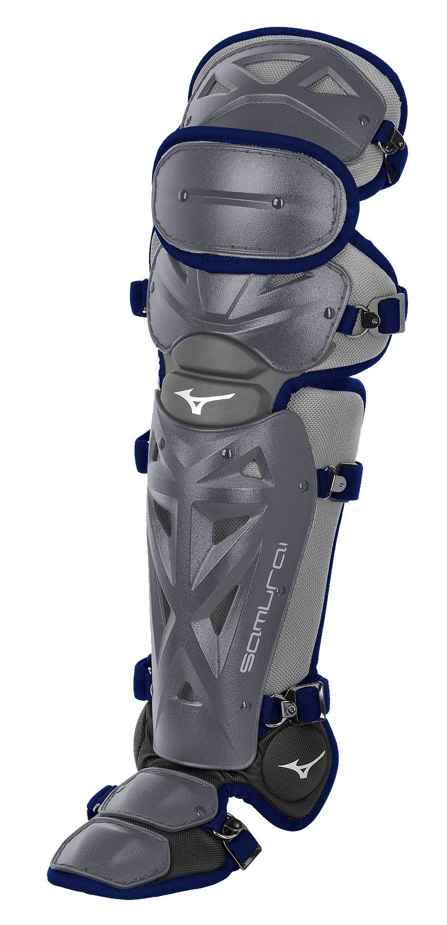 Gray/Navy Youth Shin Guards J710