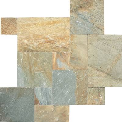 Versailles Golden Sun Slate Pattern Tile E38480