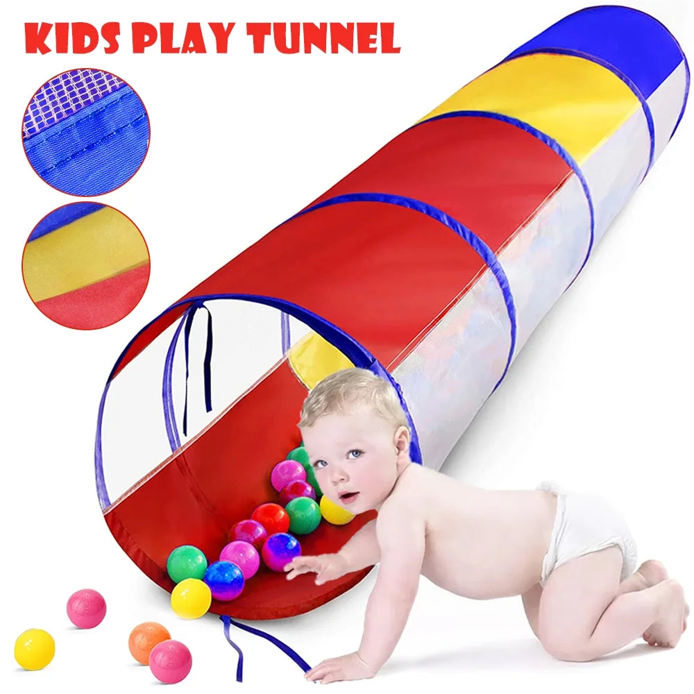 Kids Play Tent Crawl Tunnel and Ball Pit Set L754