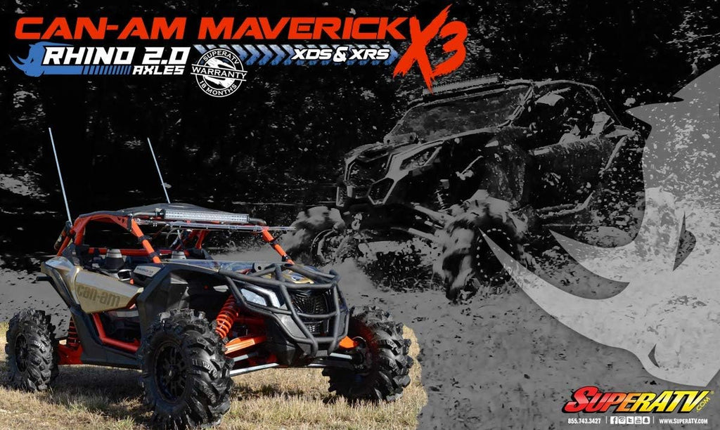 Heavy Duty Rear Axle for Can-Am Maverick X3 900 O191