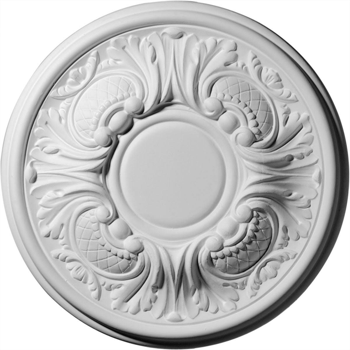Hand-Painted Flash Blue Ceiling Medallion F754538