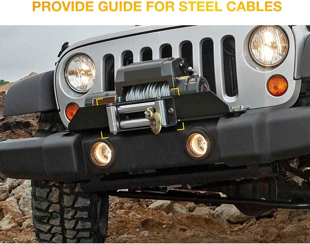 4-Way Roller Cable Guide with 10" Bolt Pattern, Pack of 2 J670