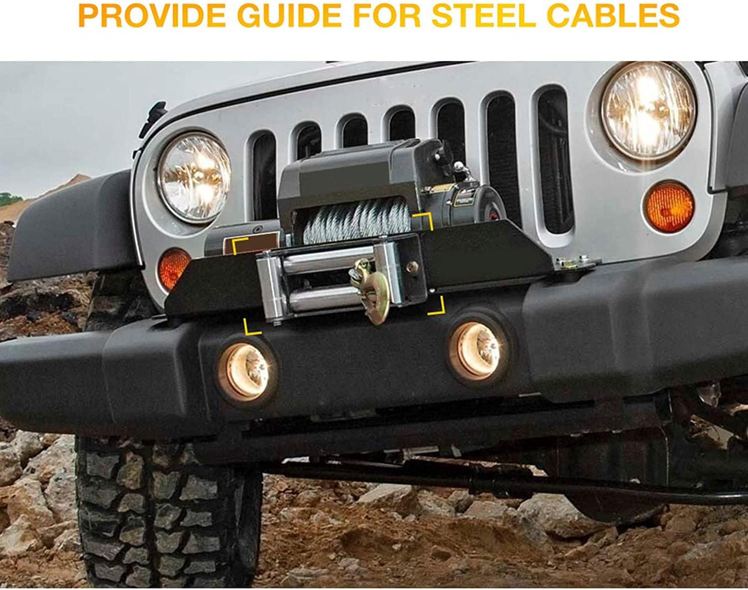 4-Way Roller Cable Guide with 10" Bolt Pattern, Pack of 2 J670