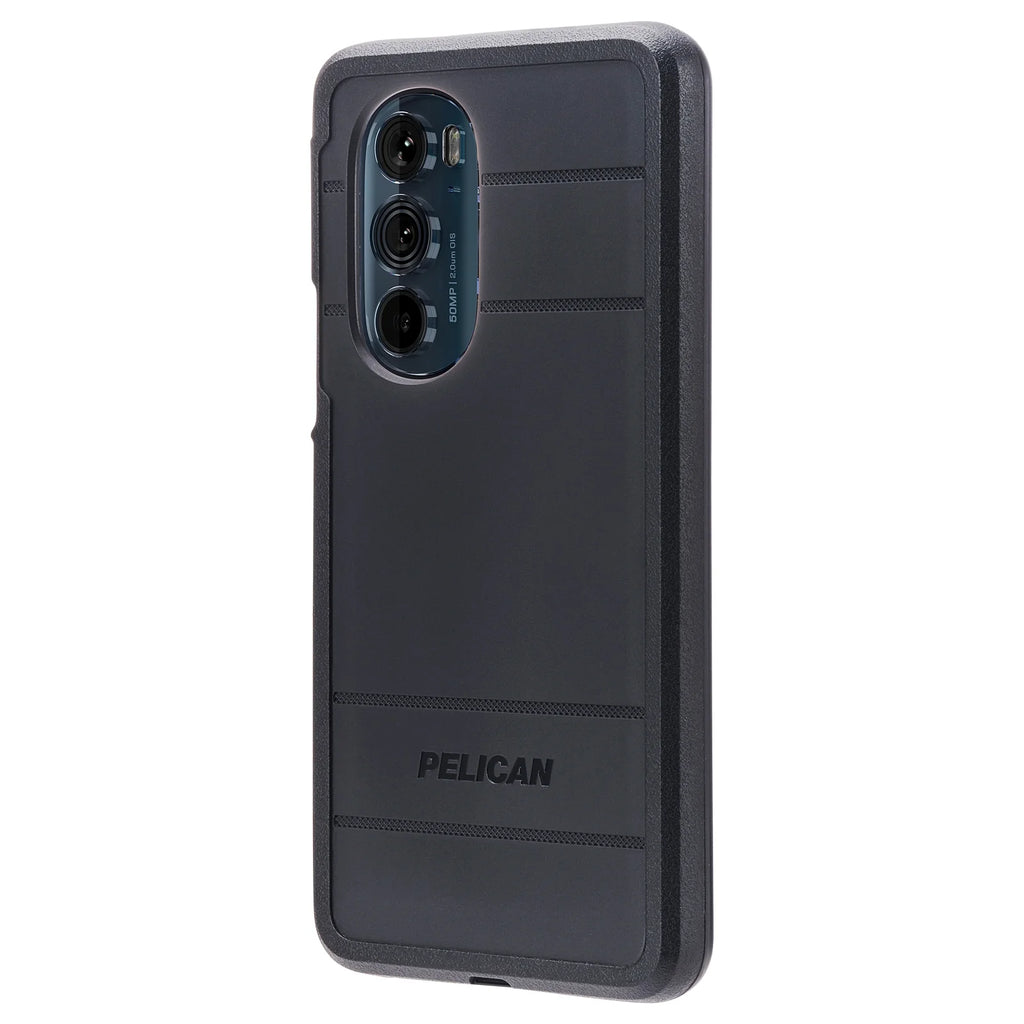 Black Motorola Edge+ Case with Belt Clip Holster M6810