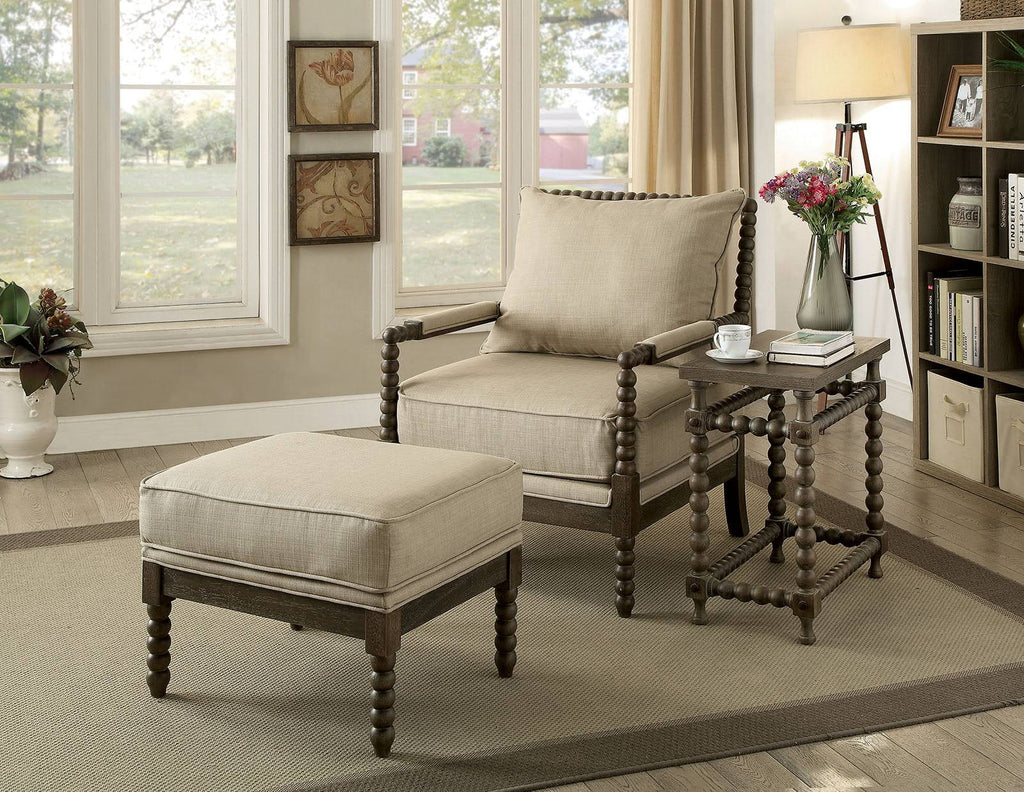 Gray/Beige Ottoman Z945222