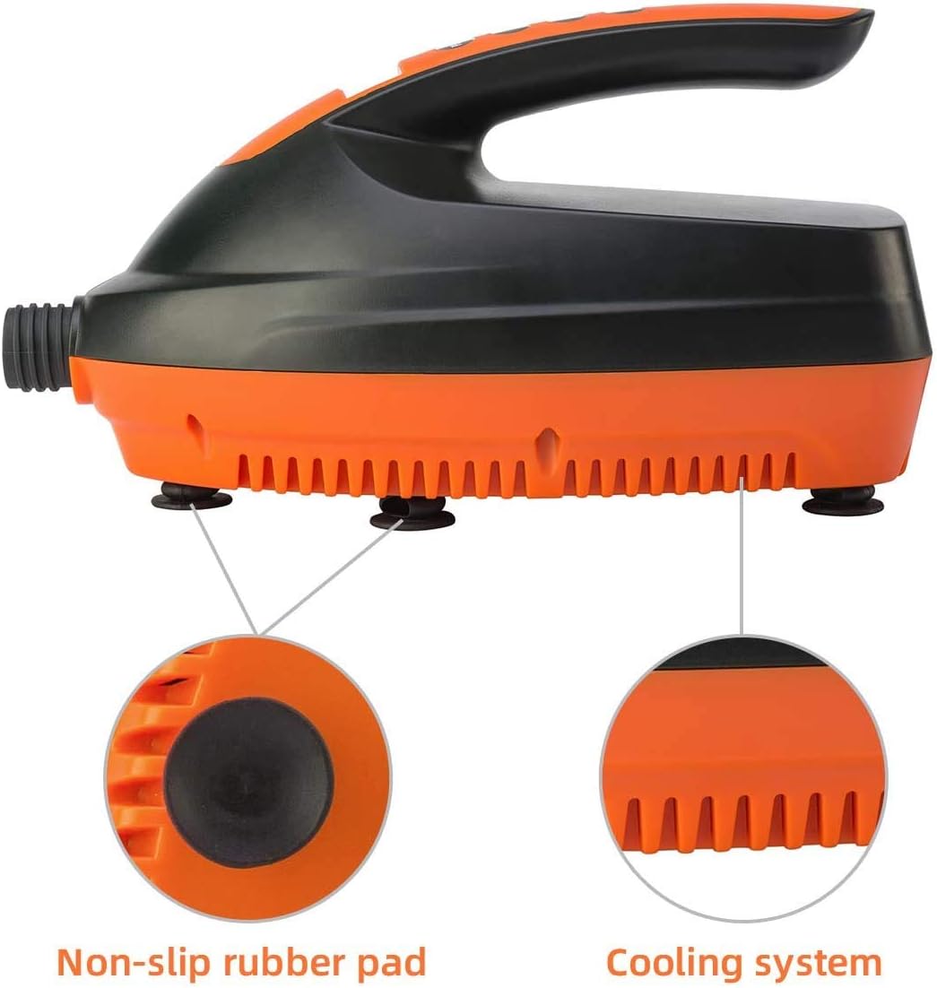 16 PSI Electric Paddle Board Pump with Auto-Off, 12V DC, Pack of 2 I5973