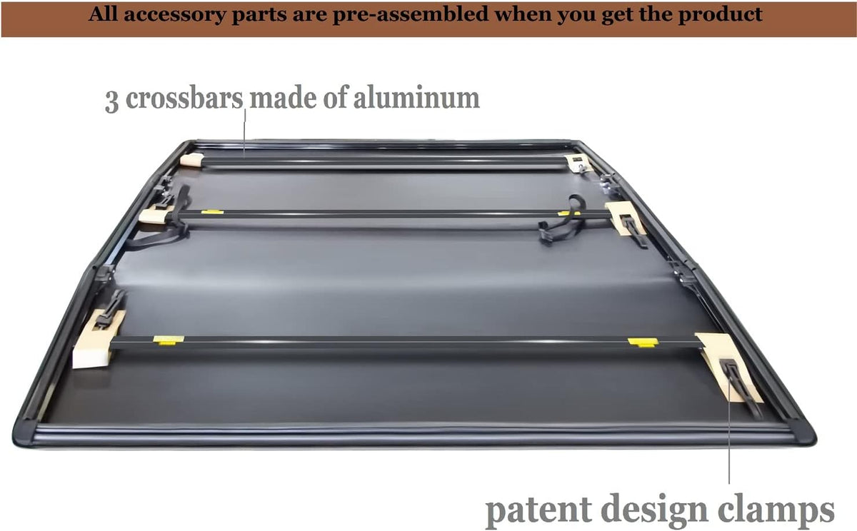 Soft Tri Fold Truck Bed Tonneau Cover P117496