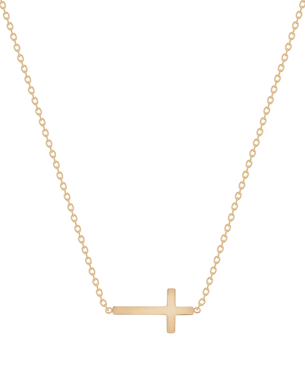 18K Gold Plated Stainless Steel Necklace Pendant Necklace F896