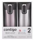 14 Oz. Travel Mug, 2 pk. Stainless Steel J4367