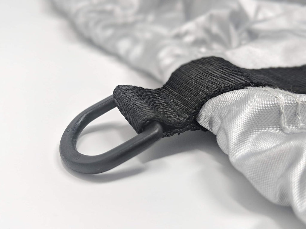 Weatherproof RV Cover for Conversion Van RV 16' - 18' Long with Fleece Lining, Cable Lock, Storage Bag & Wind Straps X721