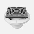 Polished Nickel Square PVC Shower Drain U24438