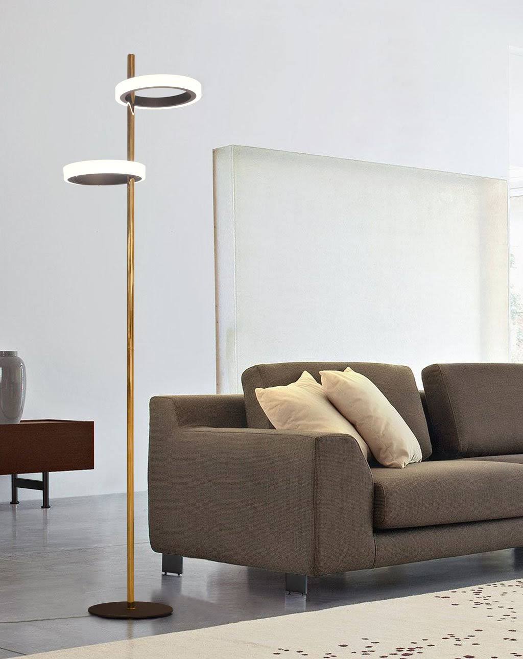 Antique Nickel Floor Lamp N5802
