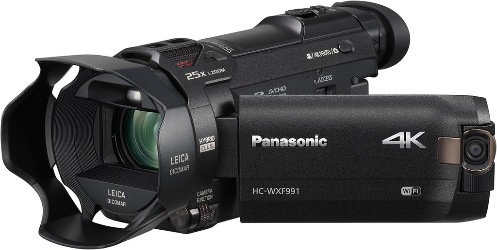 4K Ultra HD Video Camera Camcorder with 20X Optical Zoom, HDR Capture, Wi-Fi (Black) K175