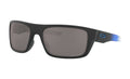 Matte Black Rectangular Polarized Sunglasses N687