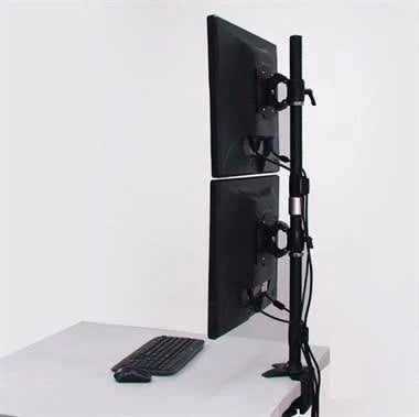 Vertical 2 Monitor Clamp Mount Q550