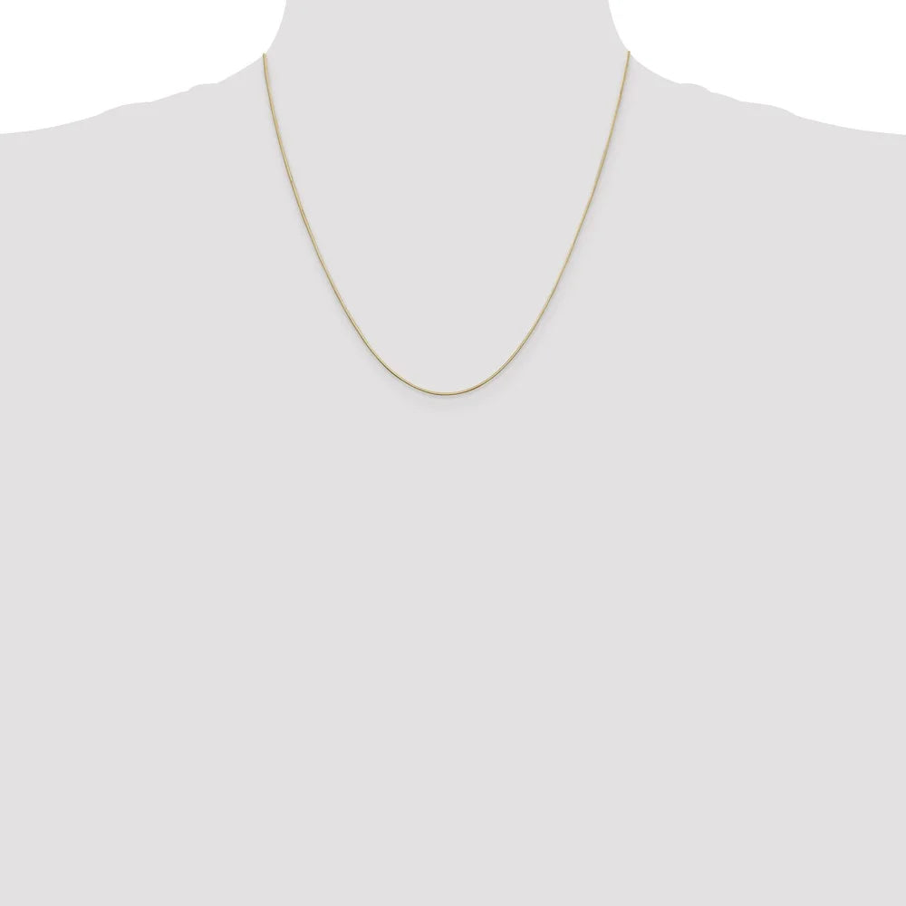 14kt Yellow Gold Octagonal Snake Chain 20 inch Lobster Clasp O262042