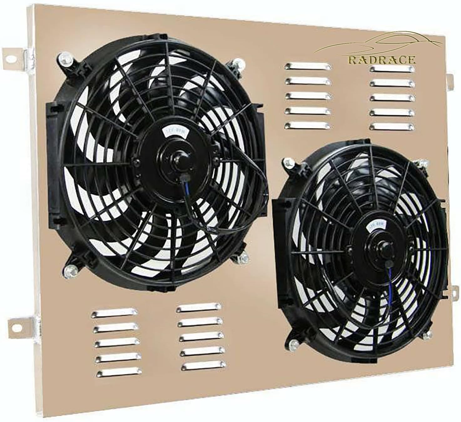 Aluminum Radiator Shroud 12" Fan for Ford F100 F250 F350 F150 D976