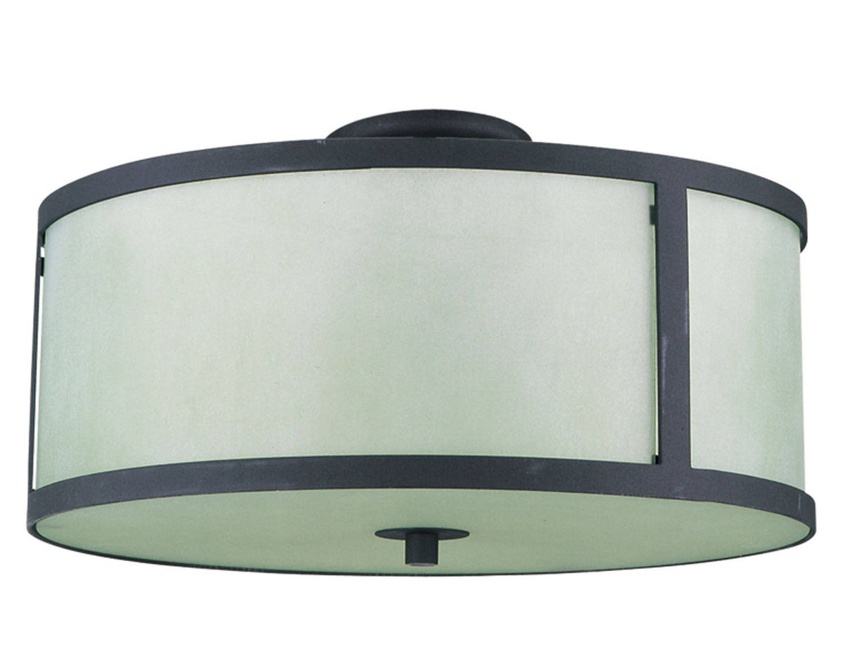 Oil Rubbed Bronze 2 Light Semi Flush Mount W228097
