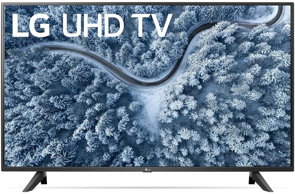 50 Inch 4K Smart UHD TV Bundle with 2.0-Channel Sound Bar, TV Wall Mount Bracket and Surge Adapter S230612
