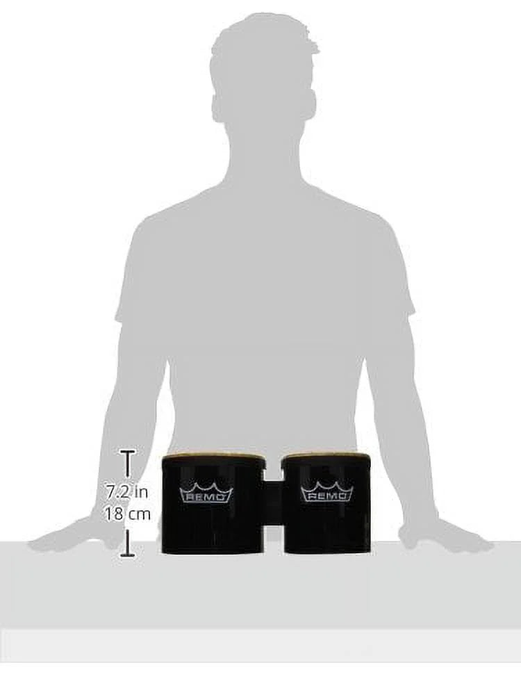 Black Bongo Drum Set O5988