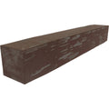 Pecky Cypress Faux Wood Fireplace Mantel, Aged Pecan L1065